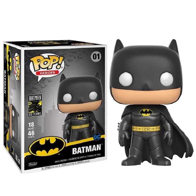 Funko Pop ! Heroes - Batman 80 Years - (01) Batman Giant 46Cm Vinyl Figure Dc