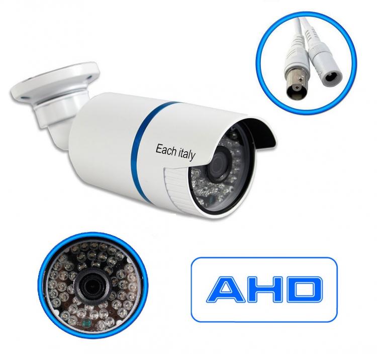 Telecamera Ahd Bullet Infrarossi 48Led 3,6Mm Esterno 4Mp 1080P Videosorveglianza
