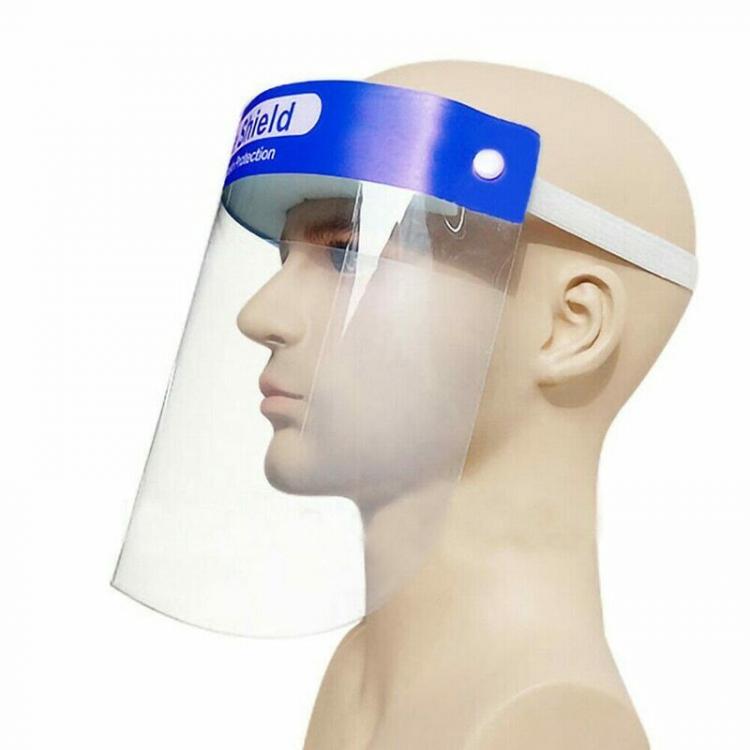 2pz - VISIERA PROTETTIVA TRASPARENTE INTEGRALE VISO PROTEZIONE PARASCHIZZI TESTA