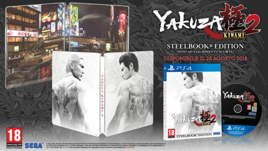 Yakuza Kiwami 2 Steelbook Edition Ps4 Videogioco Playstation 4 Gioco Pal Nuovo