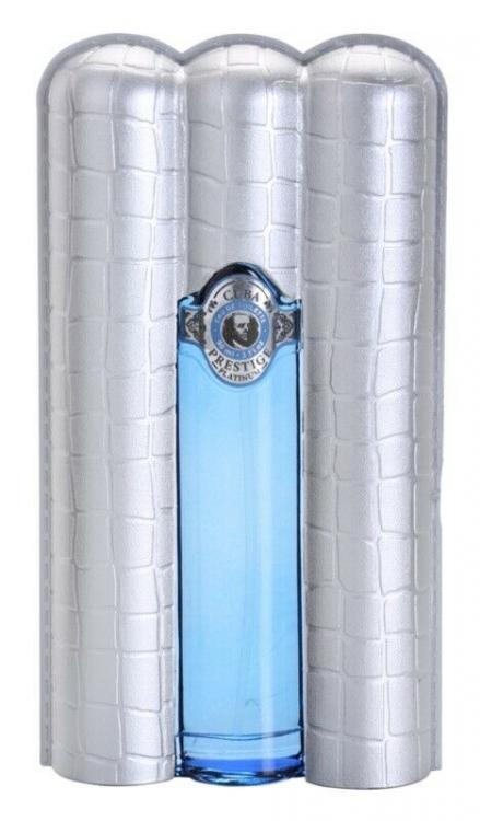 CUBA PRESTIGE PLATINUM PROFUMO DA UOMO EAU DE TOILETTE SPRAY EDT 90ml SIGARO