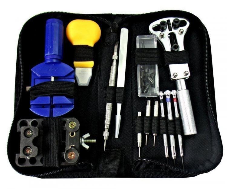 Kit Ripara Orologi Orologiaio Apri Casse Togli Maglie Cacciaviti Anse Cinturino