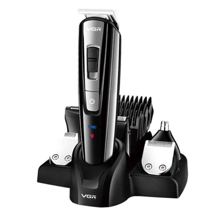 Vgr V-025 Rasoio Tagliacapelli Elettrico Regola Barba Ricaricabile Display Zero