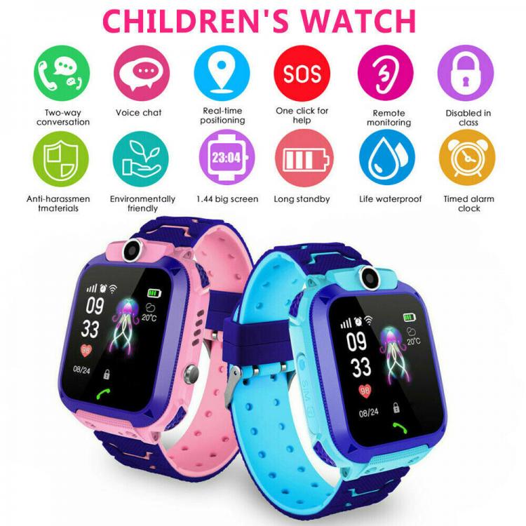 Smartwatch Orologio Per Bambini Sos Intelligente Android Ios Sim Gps Smarrimento