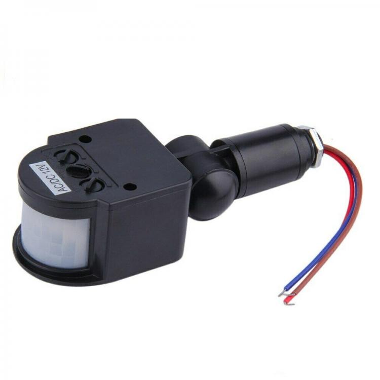 Sensore Di Movimento Infrarossi 180 Pir 220V Rilevatore Crepuscolare Fari Led-Nr