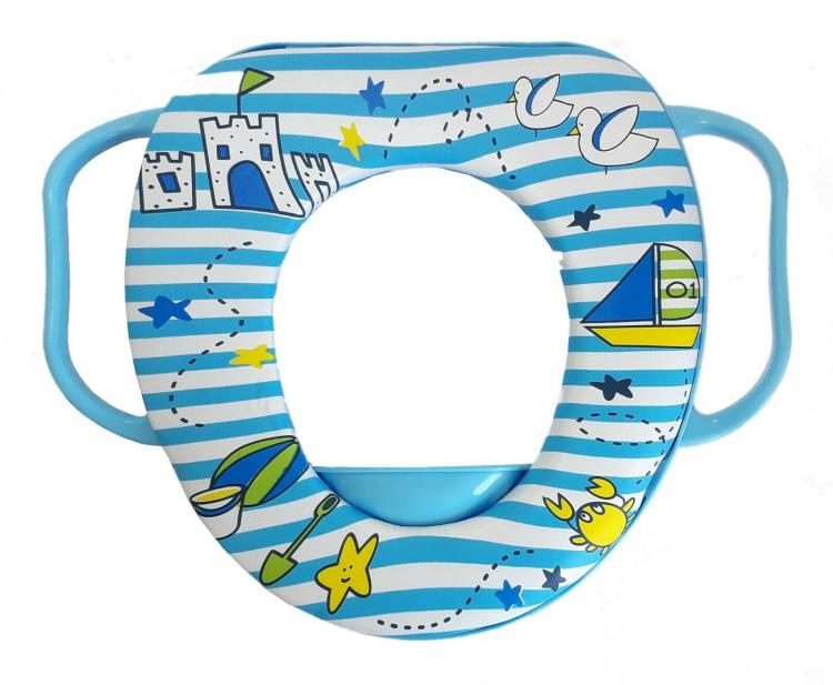 Riduttore Wc con Maniglie per Bambini Sedile Morbido Copriwater Water 59783