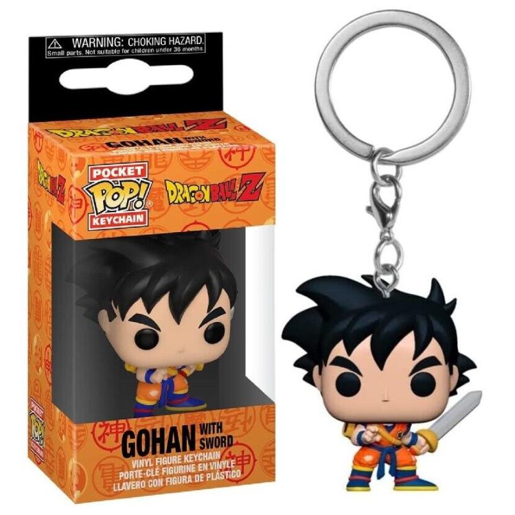 Funko Pop ! Dragon Ball Z - Gohan With Sword Vinyl Keychain Portachiavi Db Super
