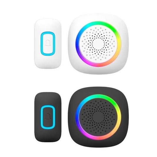 CAMPANELLO SENZA FILI DIGITALE WIRELESS 2 DOPPIO RICEVITORE PORTE CASA UFFICIO