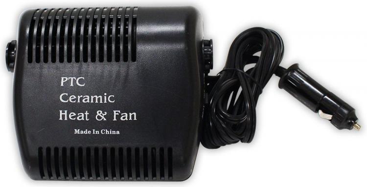 Riscaldatore Sbrinatore 12V Termo Ventilatore Scaldino Auto Camper Furgone Calda
