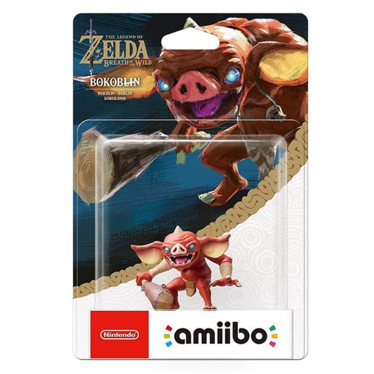 AMIIBO THE LEGEND OF ZELDA - BREATH OF THE WILD BOKOBLIN FIGURE BOBLIN NUOVO