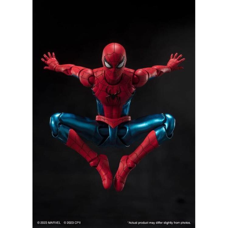 BANDAI SH FIGUARTS : SPIDER-MAN NO WAY HOME NEW RED E BLUE ACTION FIGURE MARVEL