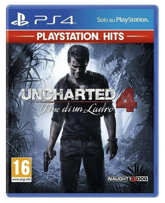 Uncharted 4 Fine Di Un Ladro Ps4 Gioco Playstation 4 Videogioco Italiano Ps Hits