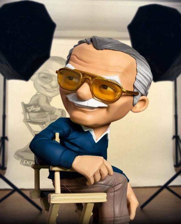 Stan Lee Mini Co. Statua Pvc Figure Blue Shirt Version 15 Cm Iron Studios Cinema