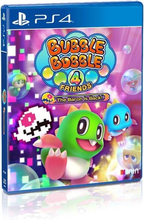 BUBBLE BOBBLE 4 FRIENDS THE BARON IS BACK PS4 GIOCO PLAYSTATION 4 PALLINE UP PS5
