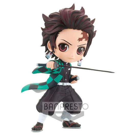 BANPRESTO Q POSKET DEMON SLAYER TANJIRO KAMADO 3 (A) STATUA FIGURE PVC 14 CM
