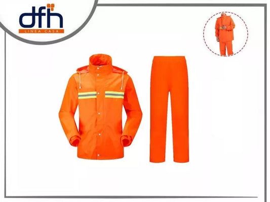 Tuta Completo Antipioggia Giacca Pantalone Impermeabile Pioggia Per Moto Scooter (Copia)