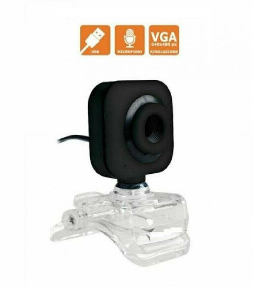 Techmade Webcam Tmc012 0,3 Mp 640 X 480 Pixel Usb Pc Smart Working Camera Skyp