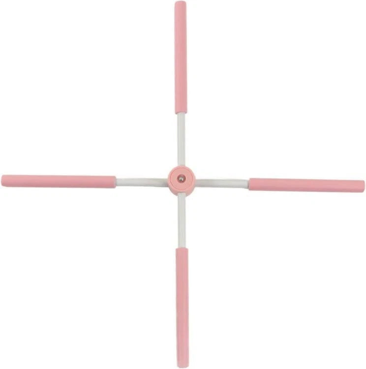 Bastone Correttore Posturale Yoga Stick Attrezzo Postura Colonna Fascia Schiena Rosa