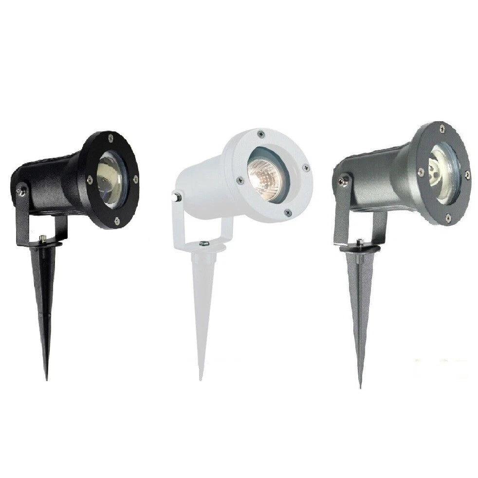 Faretto Giardino Picchetto Parete Esterno Segnapassi Orientabile Led Gu10