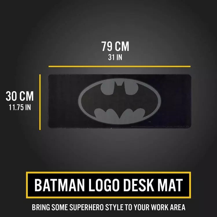 Paladone Desk Mat (Batman) Dc Tappetino Scrivania Mouse Pad Xxl Gaming Pc 30x80cm