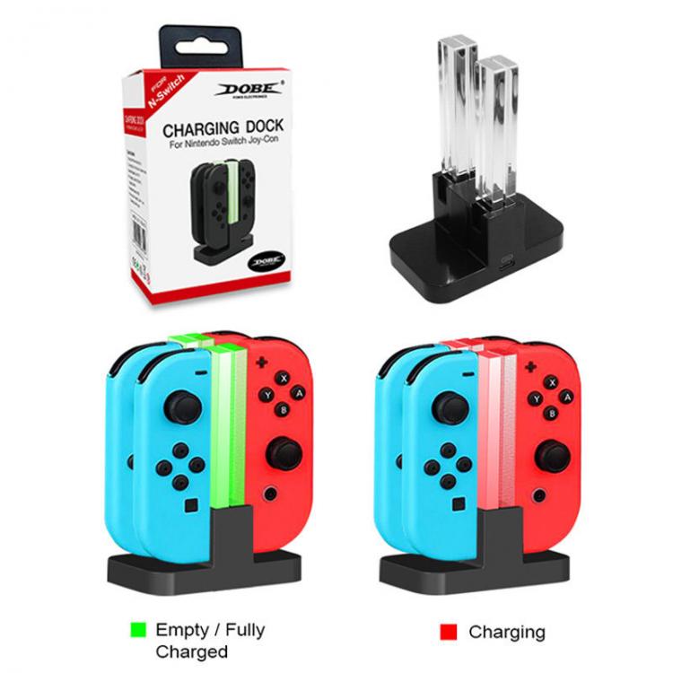 CARICATORE JOY CONTROLLER NINTENDO SWITCH STAZIONE 4in1 DOCK STAZIONE RICARICA