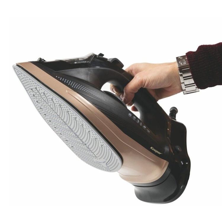 Kooper Ferro Da Stiro Cordless A Vapore Nerone Base Ceramica 2200W Autopulente