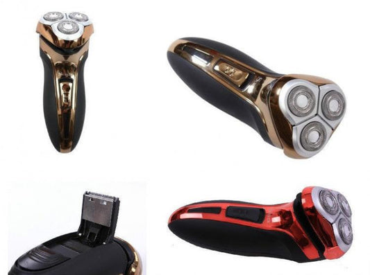 Rasoio Elettrico Ricaricabile Uomo Per Viso Barba Basette Baffi Regolazione Peli