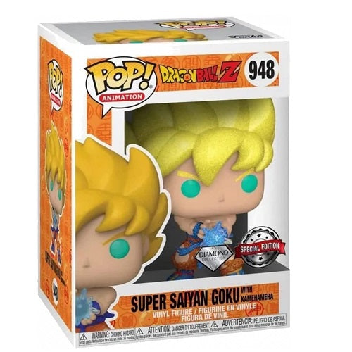 Funko Pop Dragonball Z 948 Super Saiyan Goku Kamehameha Special Diamond Glitter