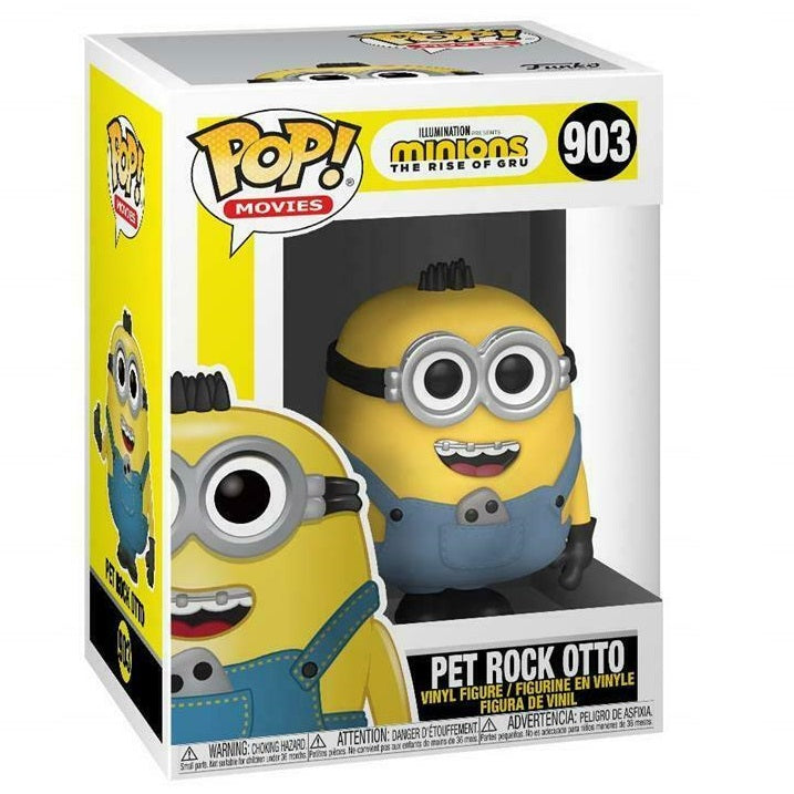 Funko Pop ! Movies Minions 2 - (903) Pet Rock Otto Vinyl Figure 9Cm Minion