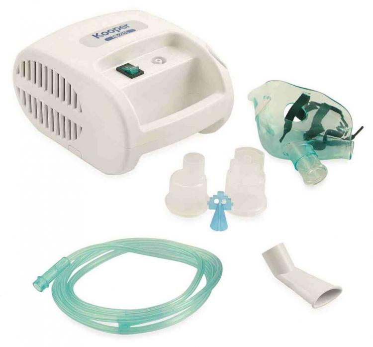 Kooper Apparecchio Aerosol Nebulizzatore Con Accessori Nuovo Inalazione Bambino