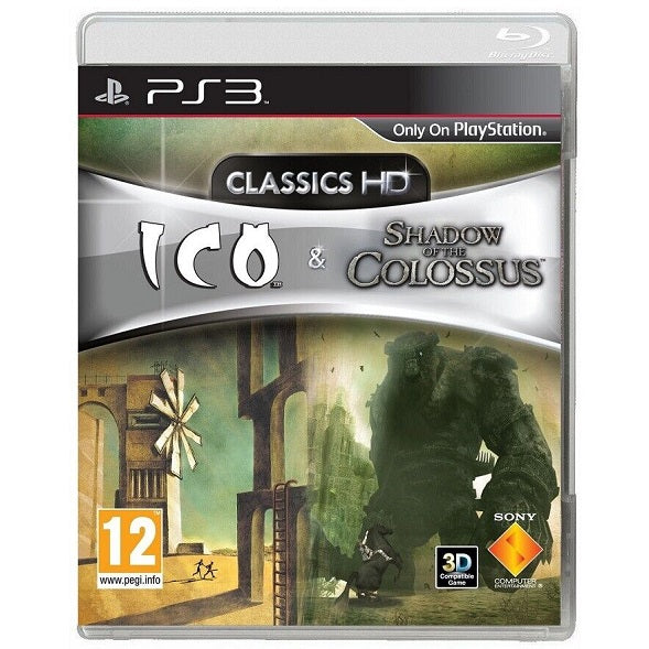 Ico E Shadow Of The Colossus Ps3 Videogioco Playstation 3 Bundle 2 Giochi Ita