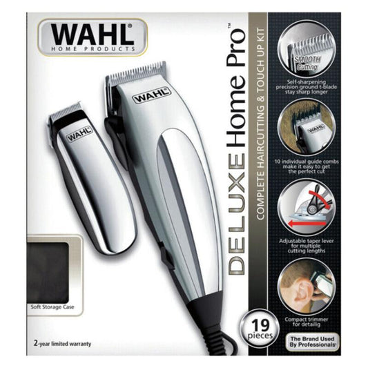 Wahl Combo Tagliacapelli Elettrico + Regolabarba 1316 + Accessori Home Pro Barba