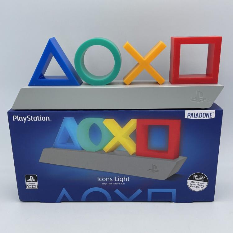 Paladone Lampada Ufficiale Sony Playstation Icons Light V3 Led Ps5 Multicolor Pc