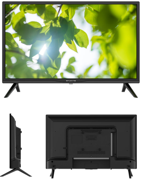 Sinudyne Smart Tv Led 24" Pollici 12V Hd Dvb-T2/S2 Hdmi Scart Hotel Camper Barca