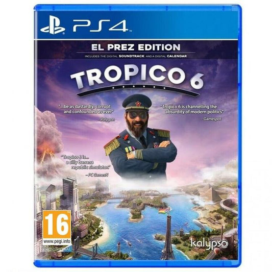 Tropico 6 El Prez Edition Ps4 Videogioco Italiano Gioco Eu Play Station 4 Nuovo