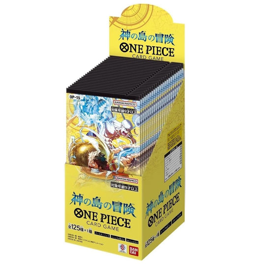 BANDAI ONE PIECE OP-15 Adventure on Kami’s Island BOX 24 BUSTE 12 CARD JAP