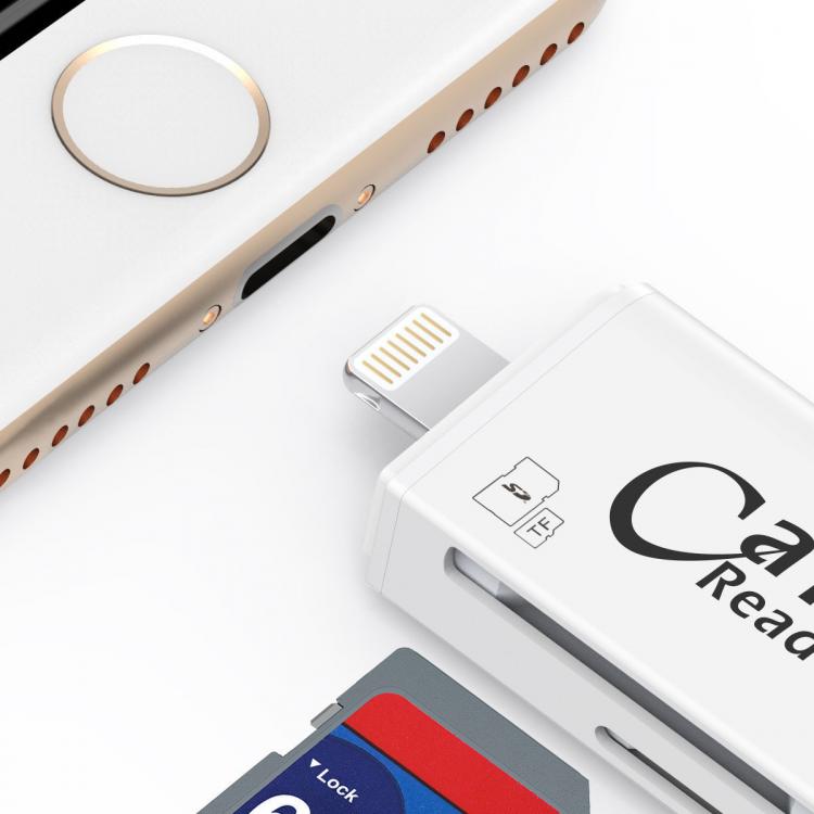 CHIAVETTA PENDRIVE 3in1 IPHONE/ANDROID MICRO USB SD PC FLASH DRIVE LETTORE OTG