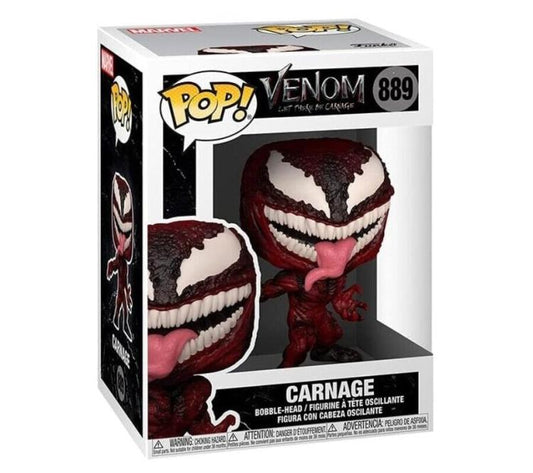 Funko Pop ! Marvel Let There Be Carnage Venom 2 - (889) Carnage Vinyl Figure 9Cm