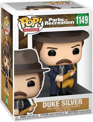 Funko Pop ! Television Parks And Recreation (1149) Duke Silver Figure 9Cm