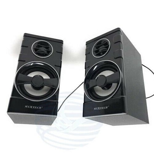 Maxtech | Altoparlanti Casse Pc Computer Speaker Stereo Aux Usb Audio Gaming 20W