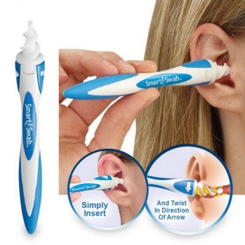 Smart Swab Pulitore Pulisci Orecchie Rimozione Cerume Pulizia Morbido A Spirale