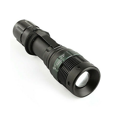 Torcia 100000 Lumen Tattica Militare Led Batteria Ricaricabile Zoom Metallo Mini