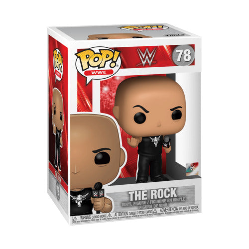 Funko Pop ! Wwe (78) The Rock - Wrestling Vinyl Figure Statuetta Statua 9Cm