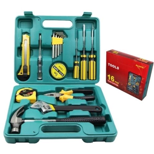 Kit Valigetta Utensili Cassetta Attrezzi Lavoro Fai Da Te 12Pz Cacciavite Chiave