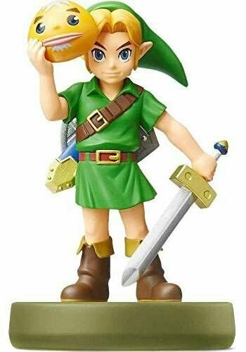 AMIIBO ZELDA LINK MAJORA' S MASK STATUA DA COLLEZIONE NINTENDO ACTION FIGURE