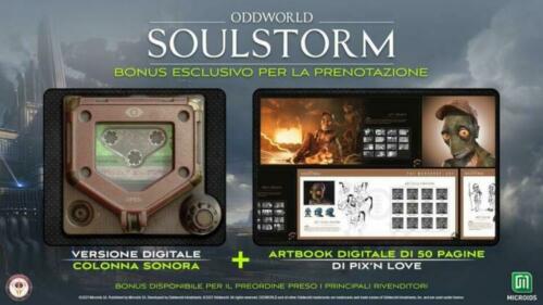 Oddworld Soulstorm Day One Oddition Steelbook Ps4 Gioco Italiano Play Station 4
