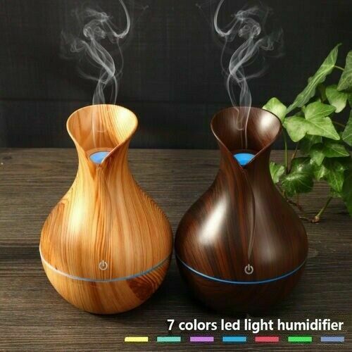 Umidificatore A Ultrasuoni Diffusore Aromi Oli Essenziali Per Aromaterapia Legno