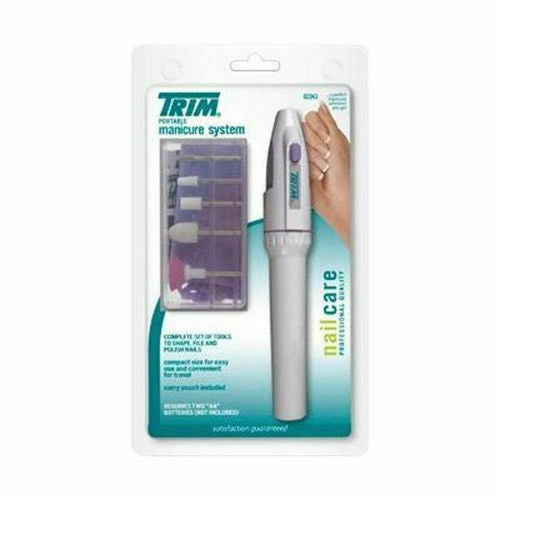 Fresa Cordless Senza Fili Per Unghie Manicure Trim Con 5 Frese Incluse Nail Care