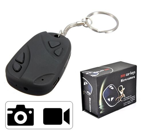 Portachiavi Spia Videocamera Telecomando Spy Cam Microcamera Microspia Nascosta