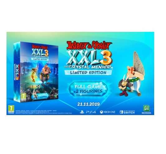 ASTERIX & OBELIX XXL3: THE CRYSTAL MENHIR LIMITED EDITION PS4 GIOCO EU ITALIANO